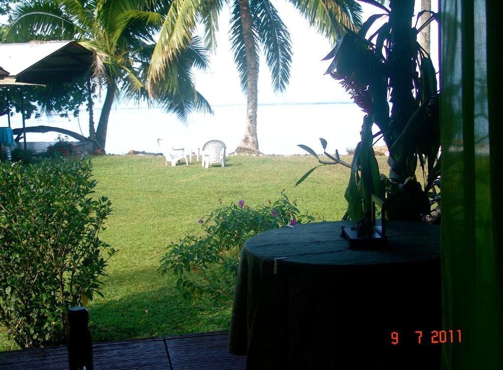 Tauhanihani Village Lodge La Vague Bleue Teahupoo Eksteriør bilde