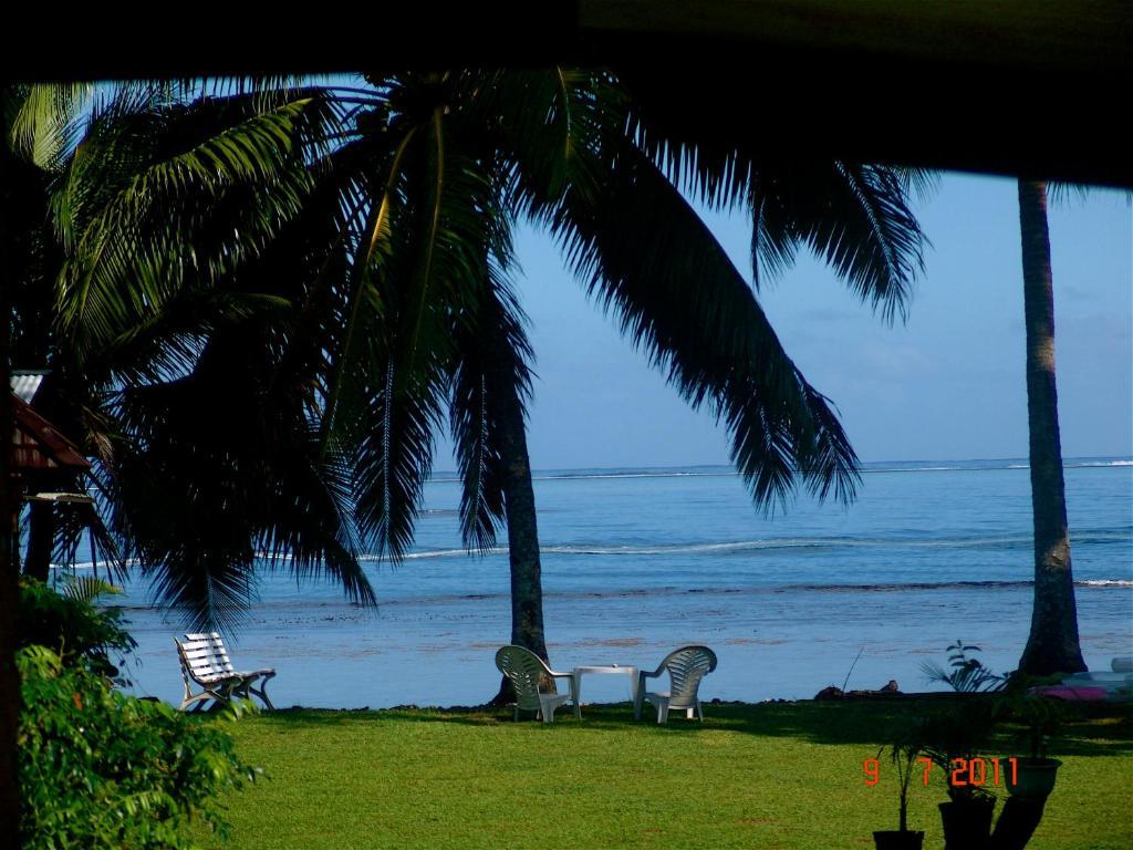 Tauhanihani Village Lodge La Vague Bleue Teahupoo Rom bilde